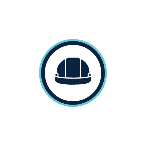 Construction worker on site supported by KINNECT workplace rehabilitation