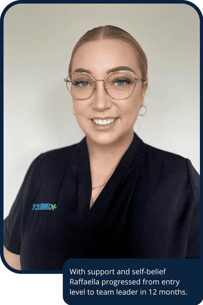Transferrable skills, support and self-belief have helped Raffaella progress her career.