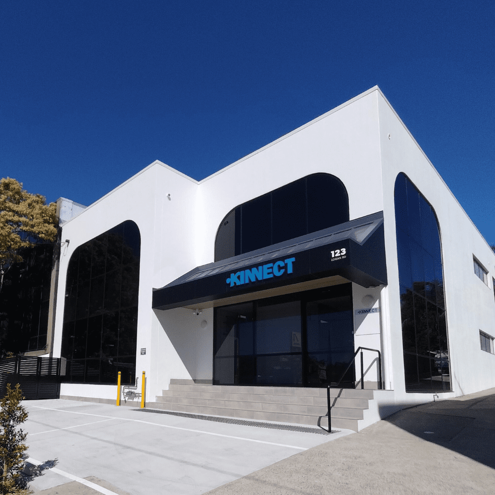 KINNECT Brisbane clinic exterior at Suite 101, 123 Logan Road, Woolloongabba